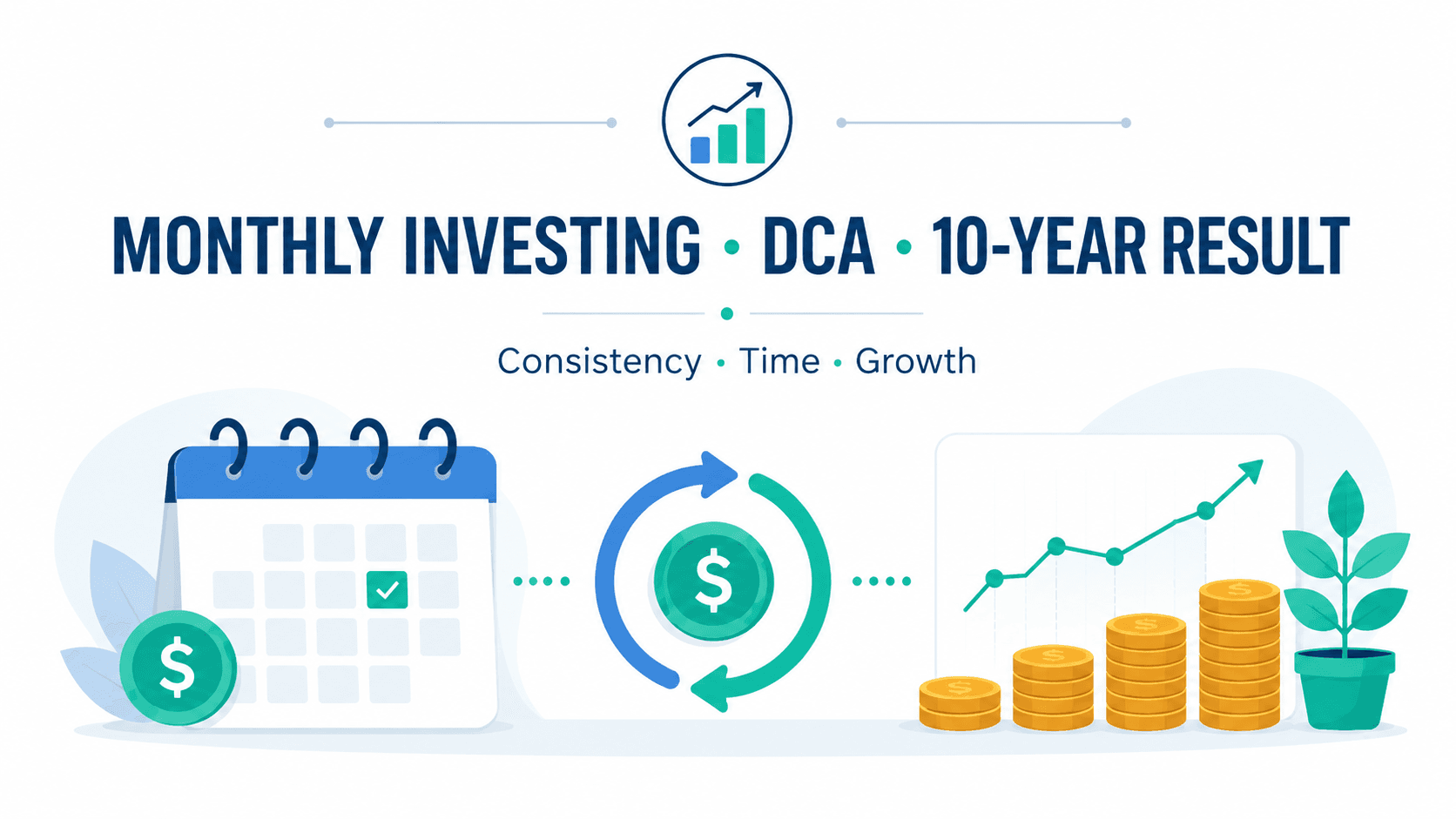 Investing $500 a Month for 10 Years: DCA Calculator Example