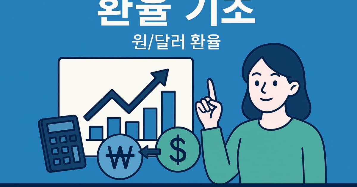 환율의 기초: 원/달러가 움직이는 진짜 이유