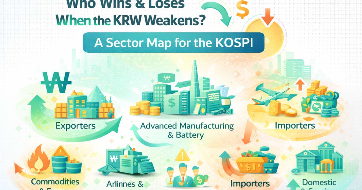 Weak Korean Won: KOSPI Sector Winners, Losers, and FX Checklist