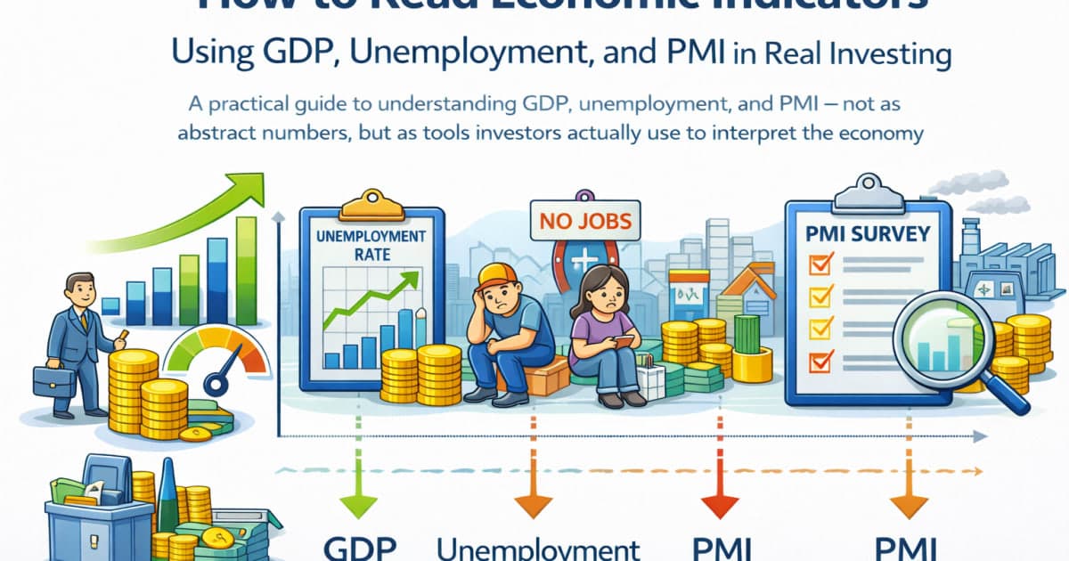 How to Read Economic Indicators: GDP, Unemployment, PMI and Market Signals