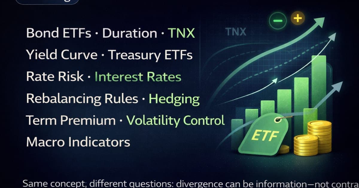 채권 ETF 완전정복: 듀레이션이 수익률을 결정한다 (TNX로 읽는 실전 프레임)