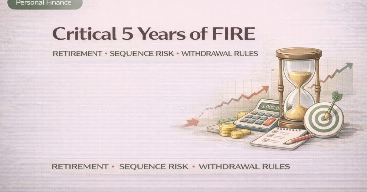 은퇴 직전·직후 5년이 FIRE를 결정한다: ‘순서 리스크’(초반 급락)와 인출 전략을 정리 + 툴로 스트레스 테스트