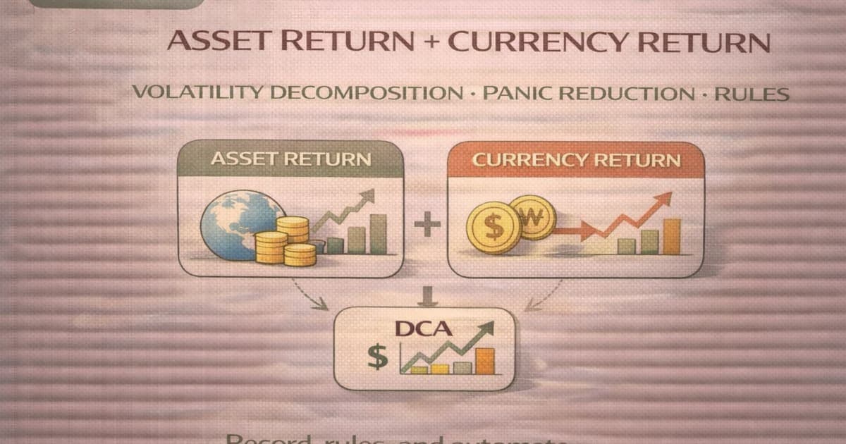 DCA Returns Are “Asset Return + Currency Return”: A Volatility Decomposition Framework That Reduces Panic and Rule-Drift
