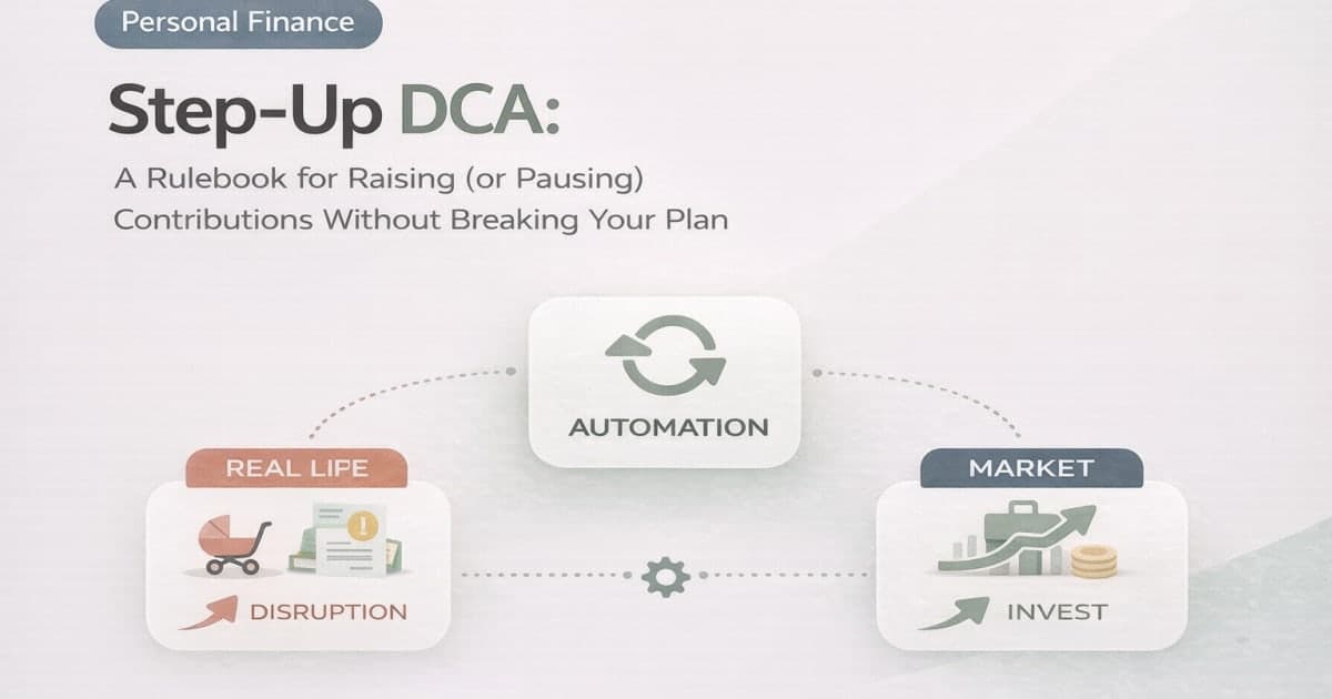 Step-Up DCA: A Rulebook for Raising (or Pausing) Contributions Without Breaking Your Plan